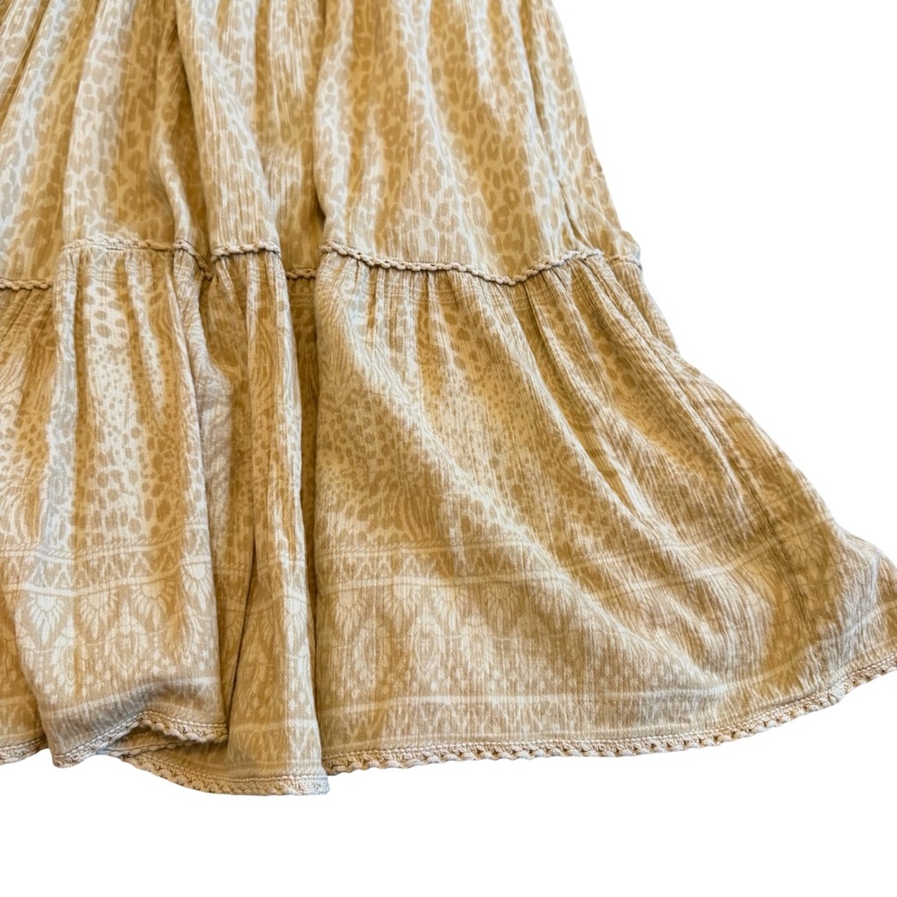 Spell & The Gypsy Wild Thing Maxi Dress Spaghetti Strap Boho Tiered Size Medium - Picture 5 of 16
